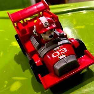PAW Patrol, Ready, Race, Rescue Marshall’s Race & Go Deluxe Vehicle with Sounds